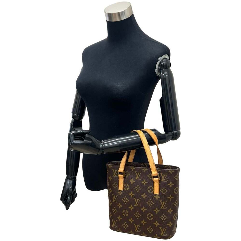 LOUIS VUITTON Authentic Brown Monogram Leather Tote Bag - Picture 2 of 10